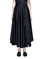 Main View -Click To Enlarge Obi sash pleat poplin skirt