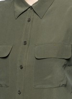 Detail View -Click To Enlarge 'Slim Signature' silk shirt