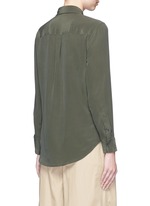 Back View -Click To Enlarge 'Slim Signature' silk shirt