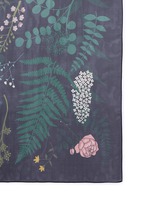 Detail View -Click To Enlarge 'Fallen Flowers' silk georgette scarf