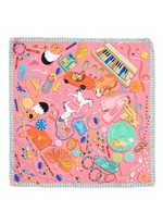 Main View -Click To Enlarge 'Bedroom Floor' silk crepe de Chine scarf
