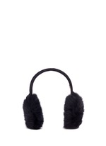 Main View -Click To Enlarge Lambskin shearling suede band ear muffs