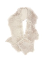Main View -Click To Enlarge Mesh embossed Toscana lambskin shearling button shrug