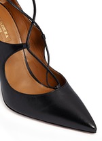Detail View -Click To Enlarge 'Christy' lace up nappa leather pumps
