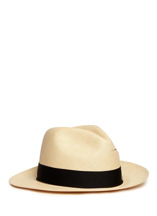 Main View - Click To Enlarge Main View - Click To Enlarge - Sensi Studio - Paint splatter toquilla straw panama hat