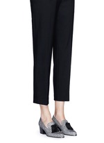 Figure View -Click To Enlarge Razmataz' tassel glitter loafers