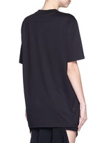 Back View -Click To Enlarge 'I Feel Love' slogan T-shirt