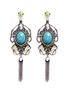 Main View - Click To Enlarge Main View - Click To Enlarge - Anton Heunis - Swarovski crystal vintage stone chandelier earrings