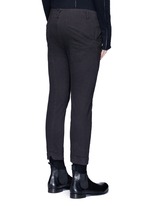 Back View -Click To Enlarge Twill slim fit pants