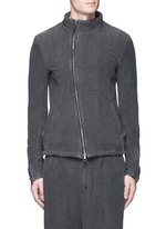 Main View -Click To Enlarge Textured cotton zip jacket
