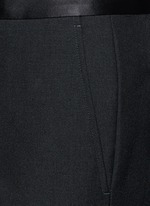 Detail View -Click To Enlarge Wool-Mohair evening pants