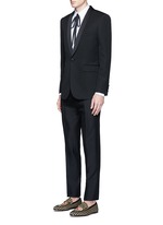 Figure View -Click To Enlarge Wool-Mohair evening pants