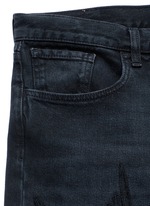 Click To Enlarge Bird embroidery slim fit jeans