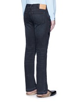 Back View -Click To Enlarge Bird embroidery slim fit jeans
