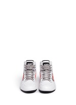 Front View -Click To Enlarge x UNDFTD 'Dunk Lux' leather high top sneakers