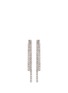 Main View - Click To Enlarge Main View - Click To Enlarge - CZ by Kenneth Jay Lane - Cubic zirconia pavé bar fringe earrings