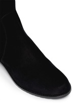 Detail View -Click To Enlarge 'Reserve' elastic back suede boots