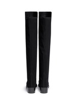 Back View -Click To Enlarge 'Reserve' elastic back suede boots
