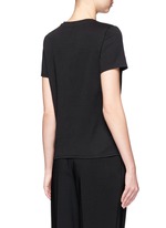 Back View -Click To Enlarge 'Wesler' back seam jersey T-shirt