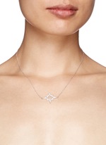 Detail View -Click To Enlarge 'Starsplosion' diamond pendant necklace