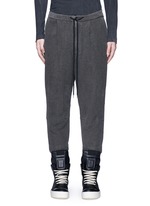 Main View -Click To Enlarge Textured cotton drawstring sweatpants