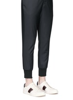 Figure View -Click To Enlarge 'Rabbit' brogue leather sneakers