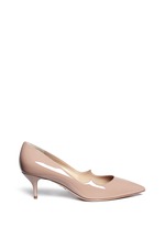 Main View -Click To Enlarge 'Helena' wavy patent leather pumps