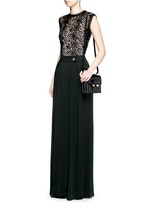 Figure View -Click To Enlarge Twin skull leather satchel