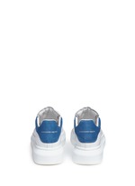 Back View -Click To Enlarge Chunky outsole leather sneakers