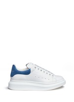 Main View -Click To Enlarge Chunky outsole leather sneakers