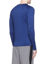 Back View -Click To Enlarge 'Competition' long sleeve running shirt