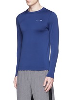 Front View -Click To Enlarge 'Competition' long sleeve running shirt
