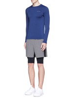 Figure View -Click To Enlarge 'Competition' long sleeve running shirt