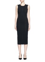 Main View -Click To Enlarge 'Elite' piped trim knit dress