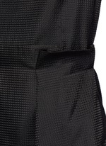Detail View -Click To Enlarge Paperbag waist embroidered gauze dress