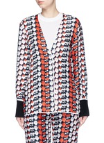 Main View -Click To Enlarge Strawberry print silk twill pyjama shirt