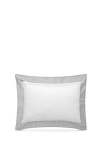 Main View -Click To Enlarge Floral Spray jacquard border standard sham