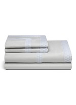 Main View -Click To Enlarge Stars macramé lace king size duvet set