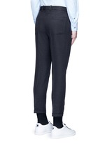 Back View -Click To Enlarge Slim fit rolled cuff pants