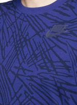 Detail View -Click To Enlarge Abstract print cotton muscle tank top