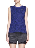 Main View -Click To Enlarge Abstract print cotton muscle tank top