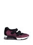 Main View - Click To Enlarge Main View - Click To Enlarge - Ash - 'Lulu' strap mix knit sneakers