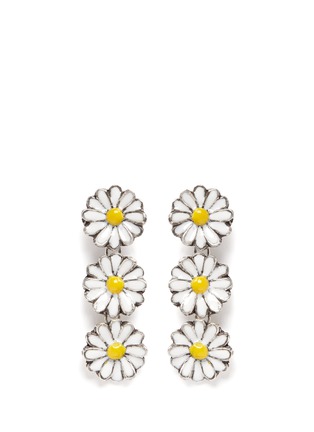 Main View - Click To Enlarge Main View - Click To Enlarge - Philippe Audibert - 'Margueritte' daisy drop earrings