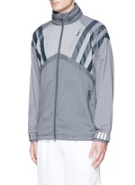 Front View -Click To Enlarge Patchwork windbreaker jacket