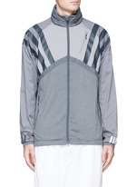 Main View -Click To Enlarge Patchwork windbreaker jacket