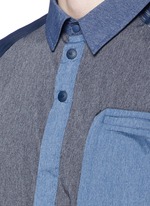 Detail View -Click To Enlarge Patchwork shirt