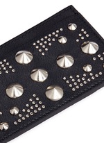 Detail View -Click To Enlarge Union Jack stud leather cardholder