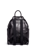 Back View -Click To Enlarge Pixel skull stud leather backpack