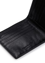 Detail View -Click To Enlarge Stud pixel skull leather bifold wallet