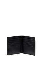 Figure View -Click To Enlarge Stud pixel skull leather bifold wallet